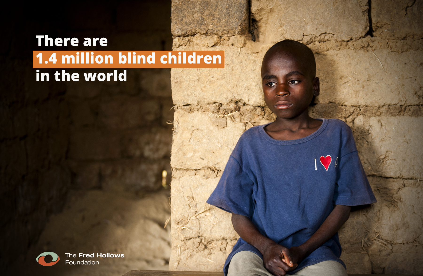 1.4 million blind children in the world