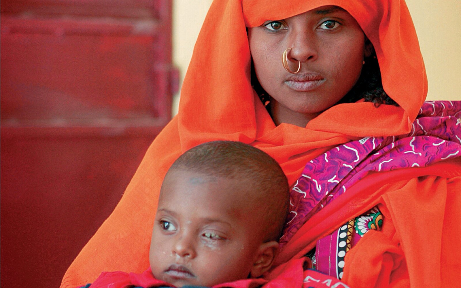 Eritrea woman with baby