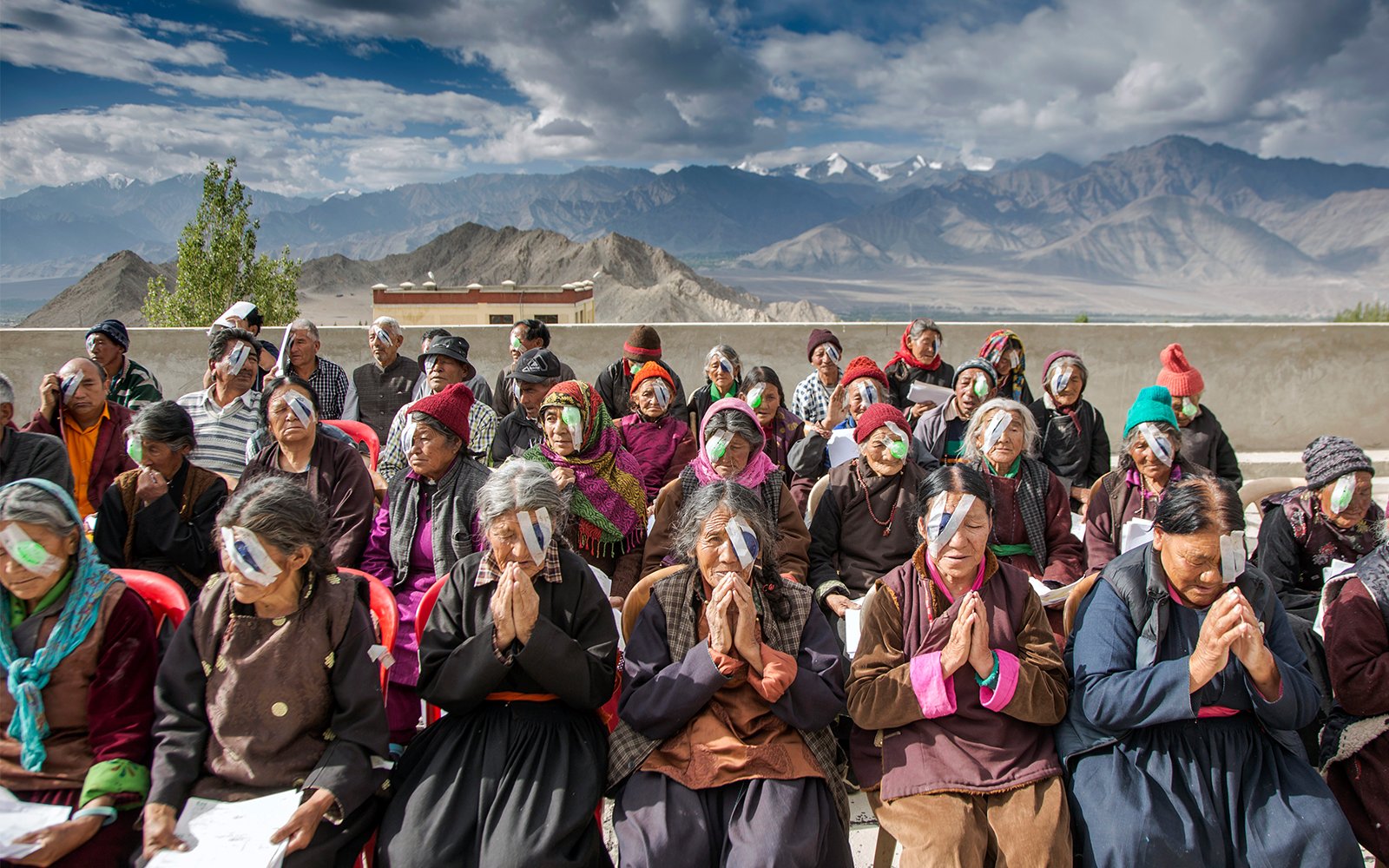 Patients in ladakh