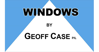 Windows by Geoff Case logo.