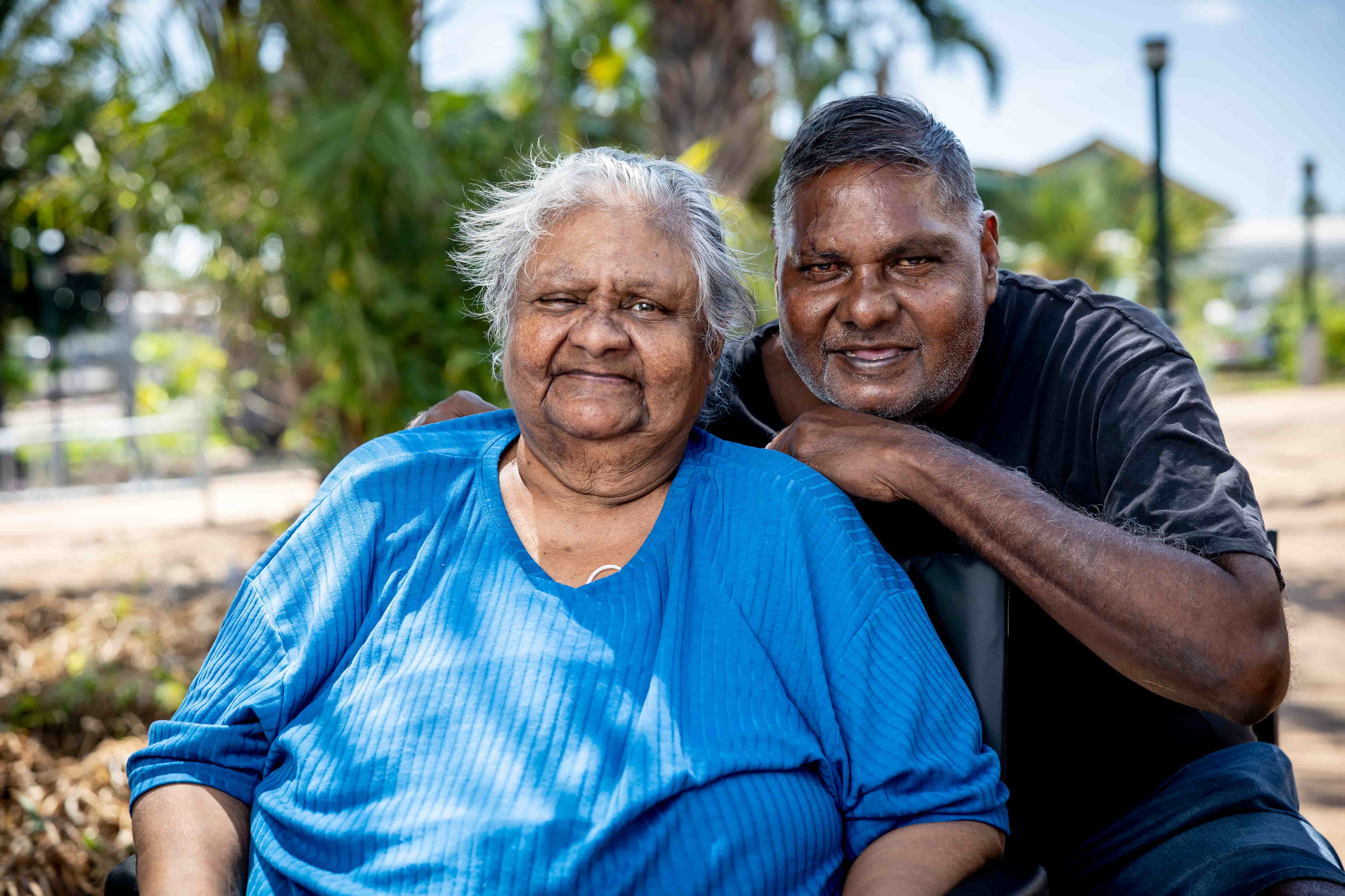 Don and Carol Burkhard, Larrakia siblings from Darwin, finally received long-awaited cataract surgery together – restoring their sight and easing the years of worry caused by delays.