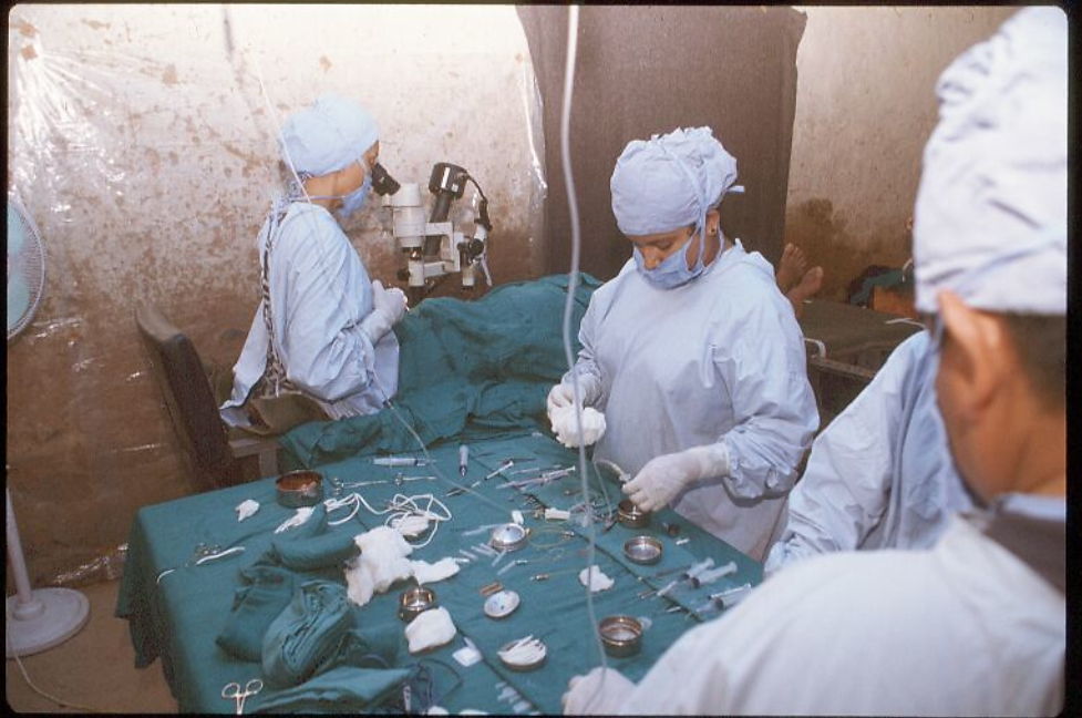 Eye care was reaching further into rural Nepal. At this outreach clinic, local ophthalmologists, trainees and volunteers worked together to provide 118 sight-restoring operations.