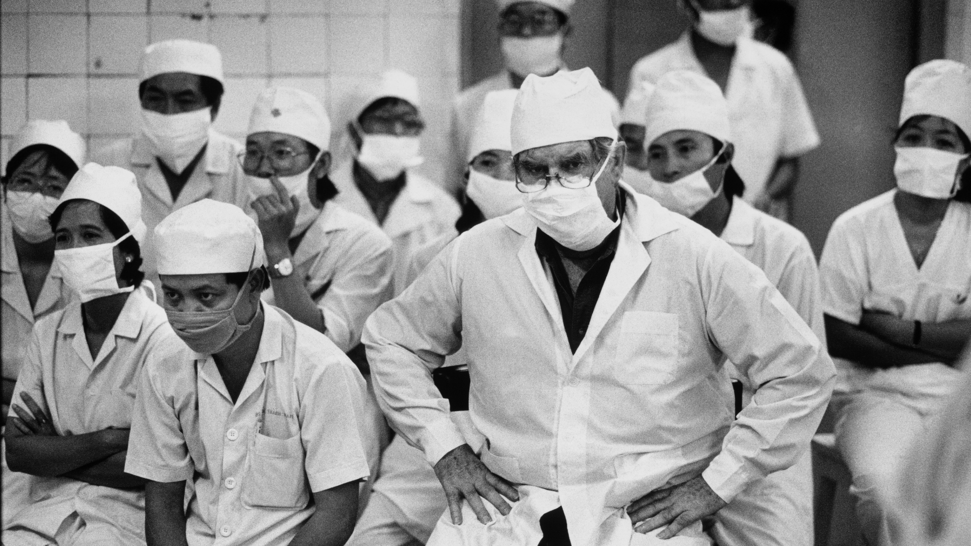 Fred Hollows training the next generation of surgeons in Vietnam