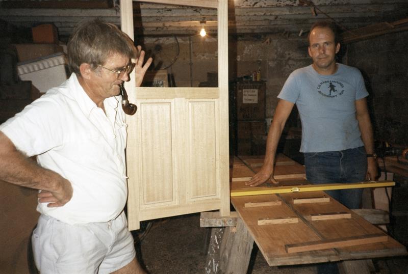 Michael Johnson with Fred Hollows