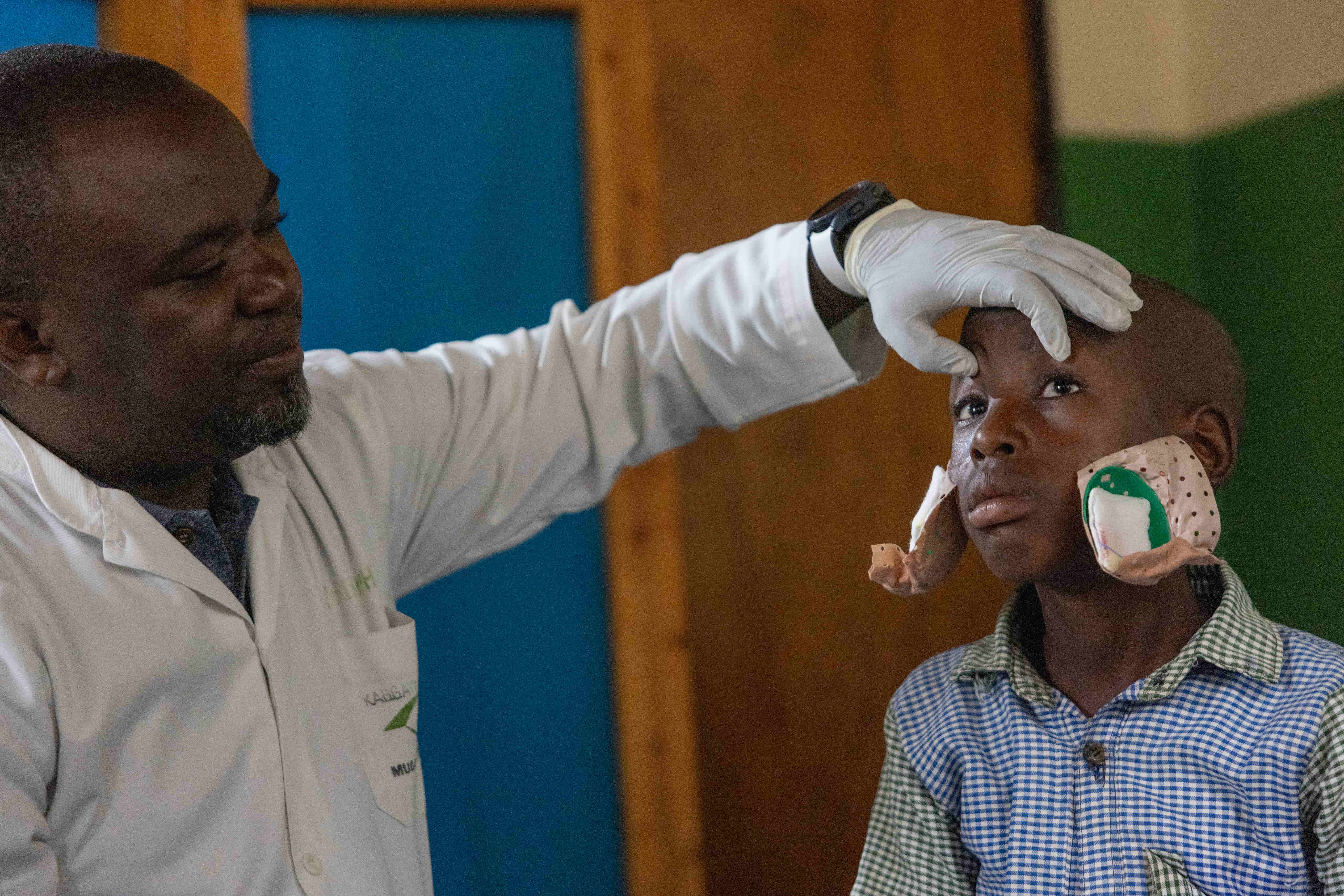 Patrick with Dr Theophile
