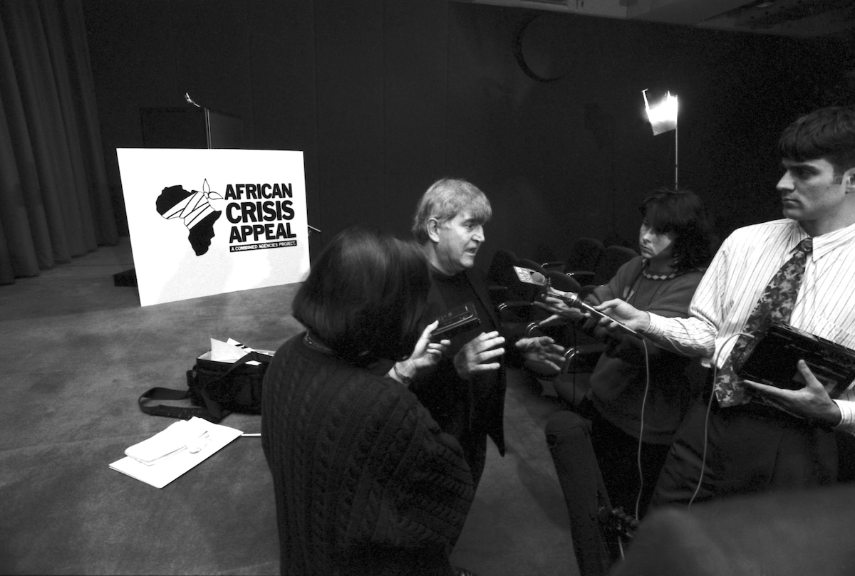 Fred Hollows at the African Crisis Appeal