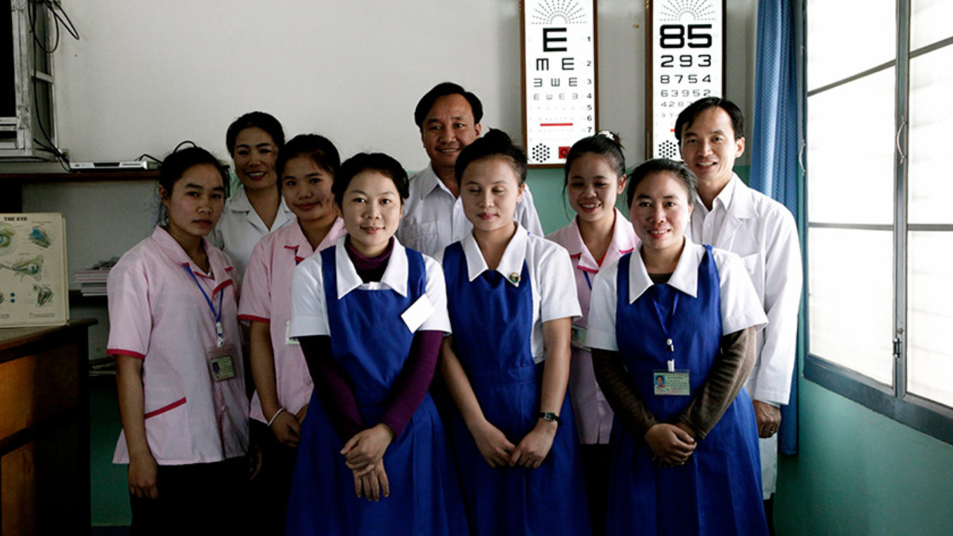 A group of Lao PDR's hospital team