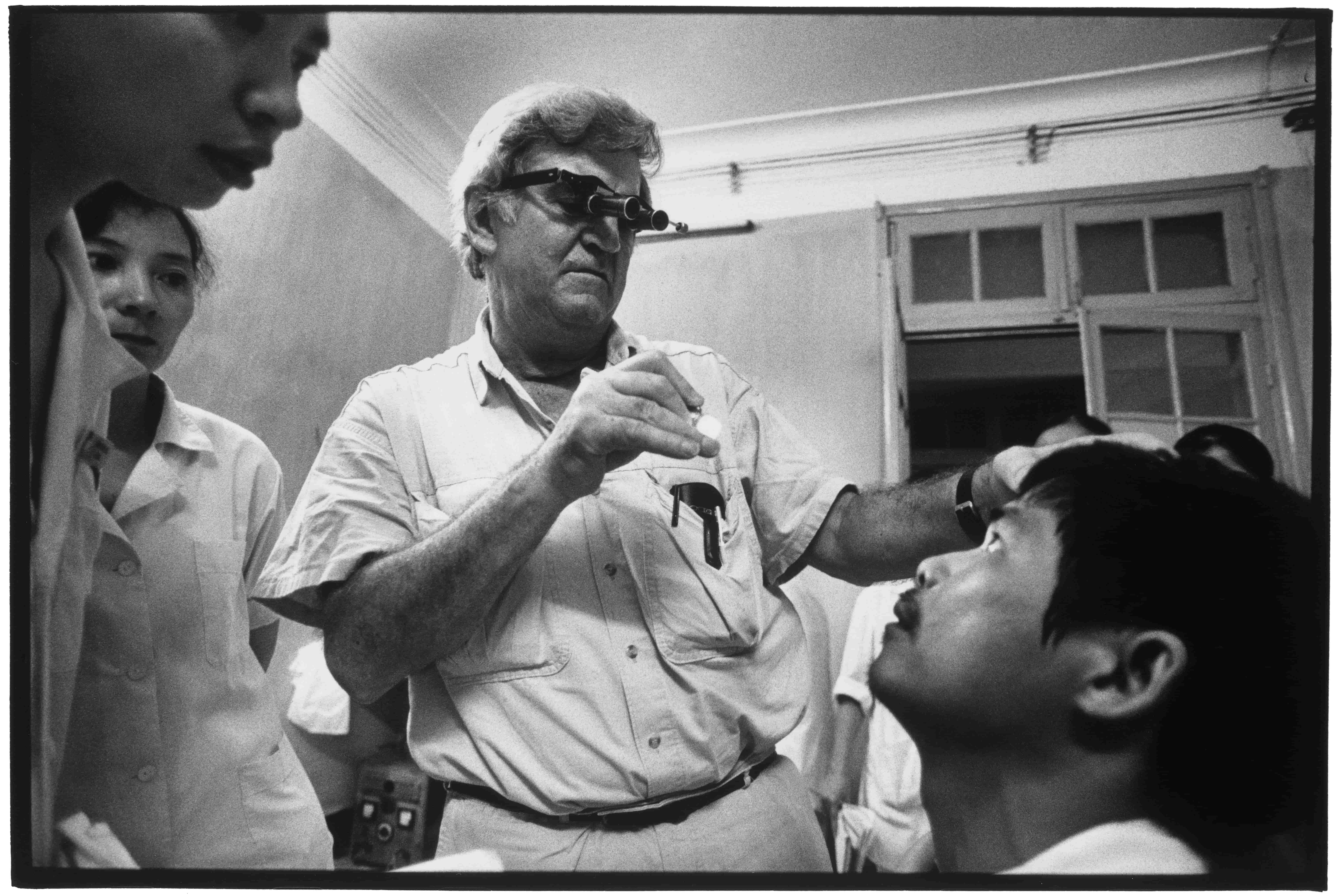 Professor Fred Hollows in Vietnam, 1992