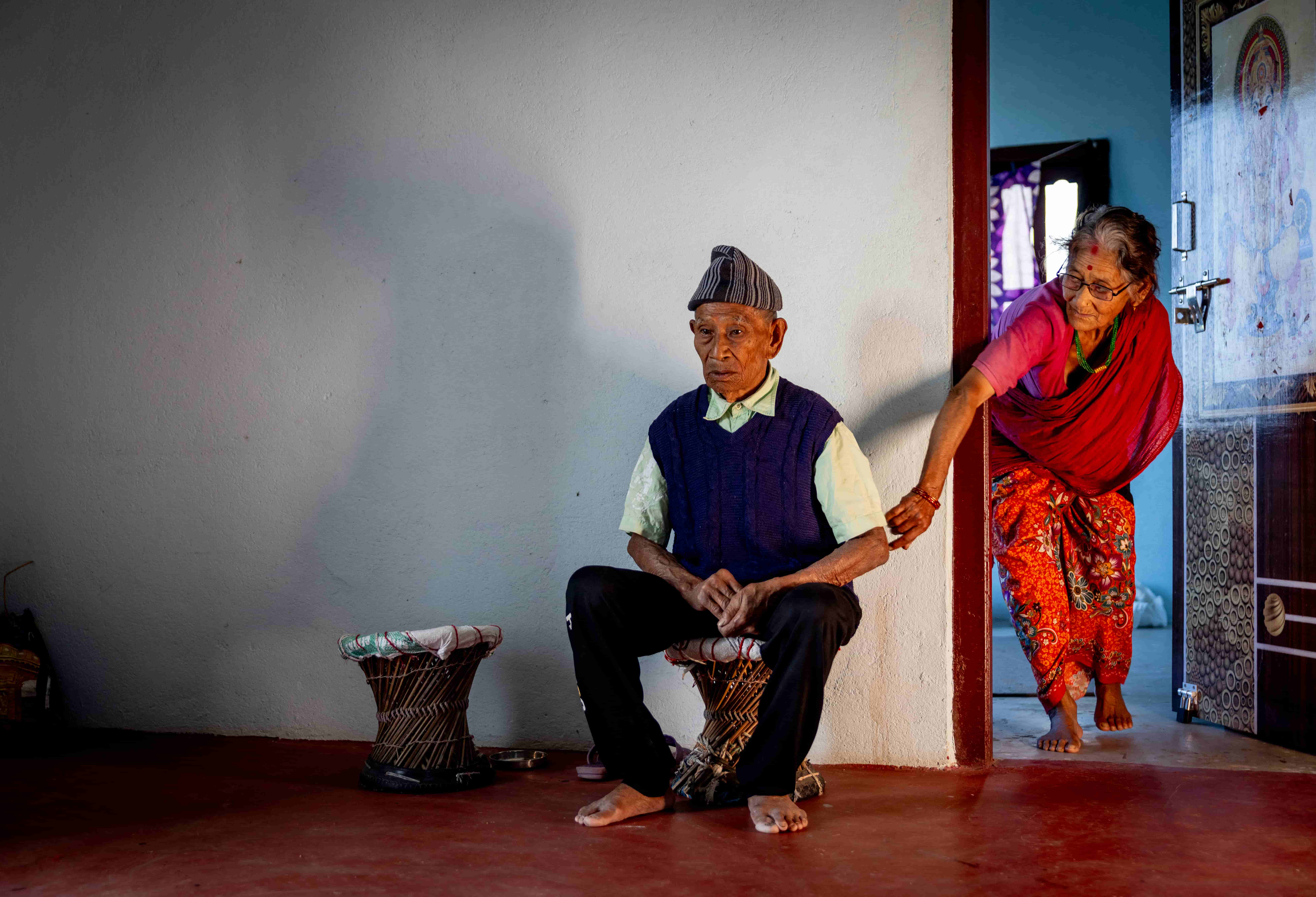 Blindness meant Krishna depended on Mitthu to guide him through life.