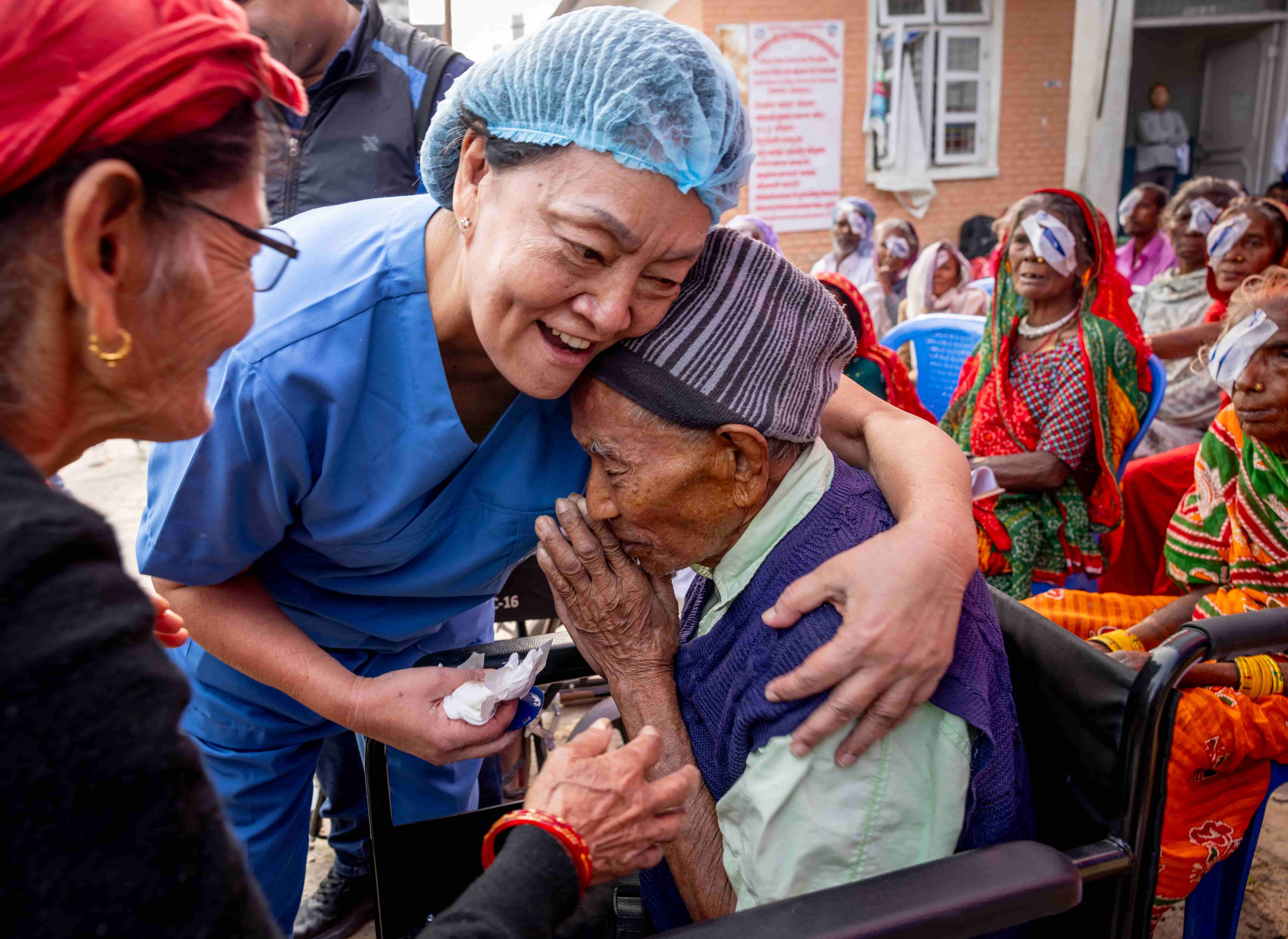 Dr Reeta shares in Krishna’s joy as he sees again for the first time in years