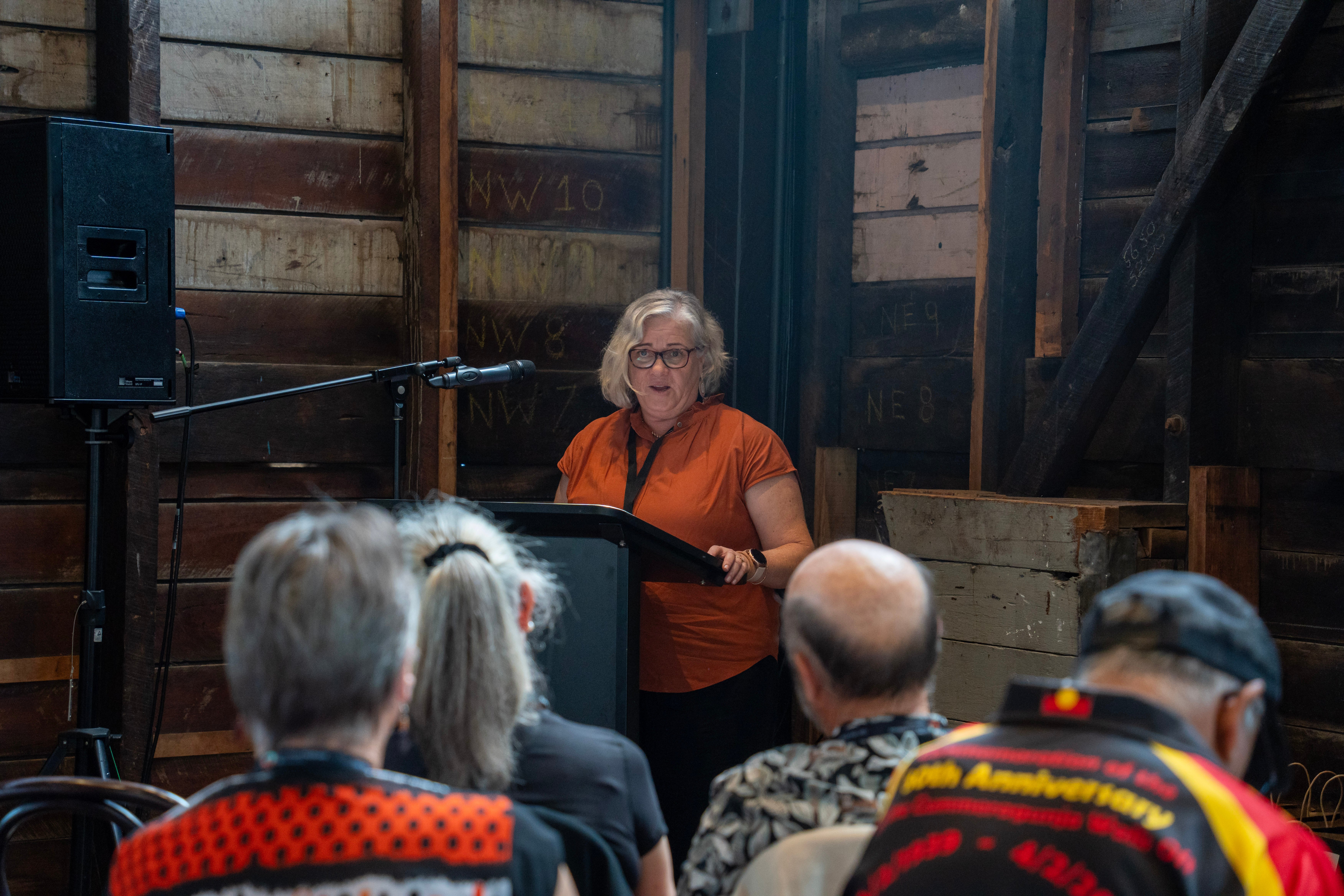 Speaker at Friends of Fred event