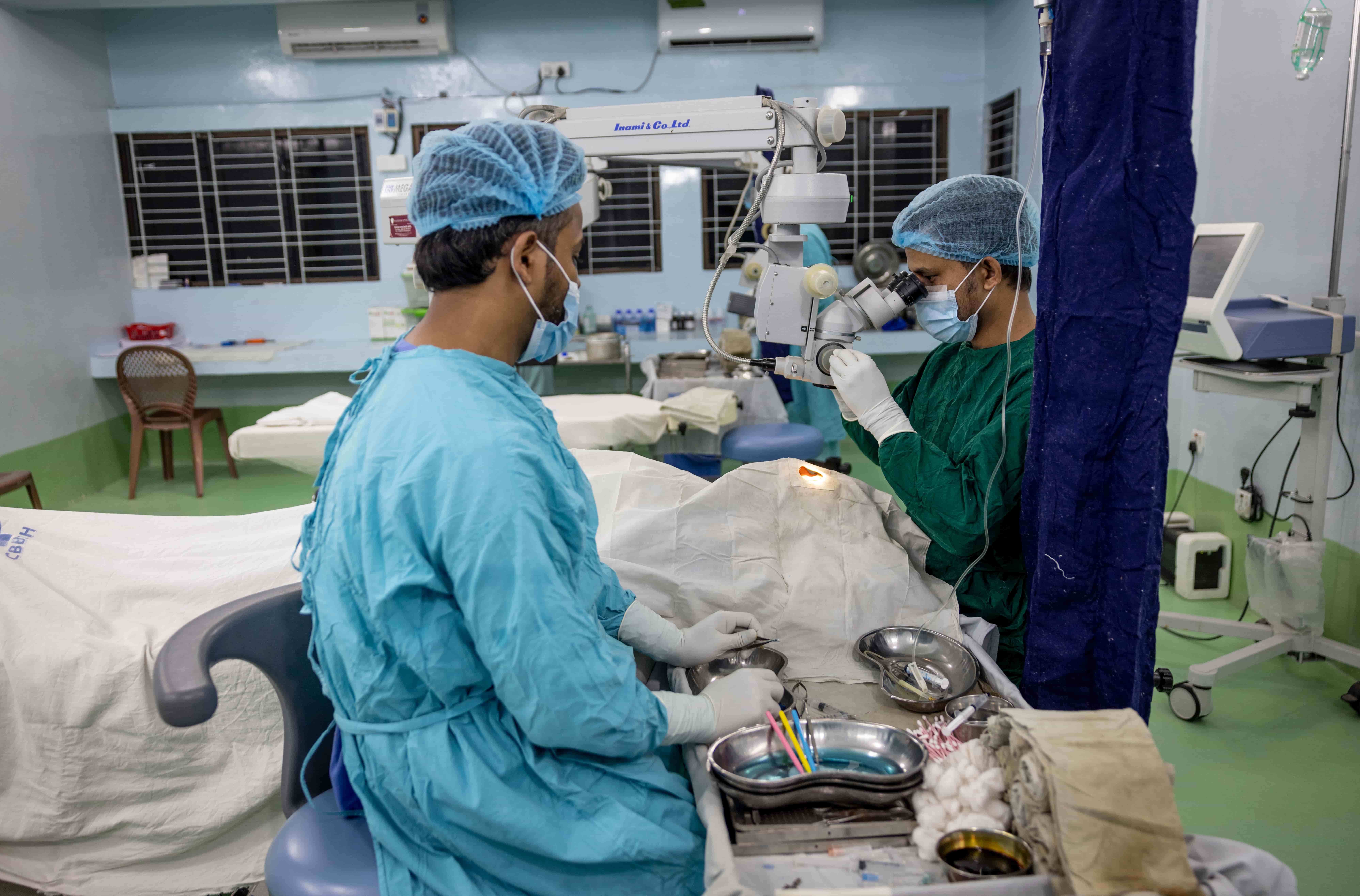 Obaidul in surgery.