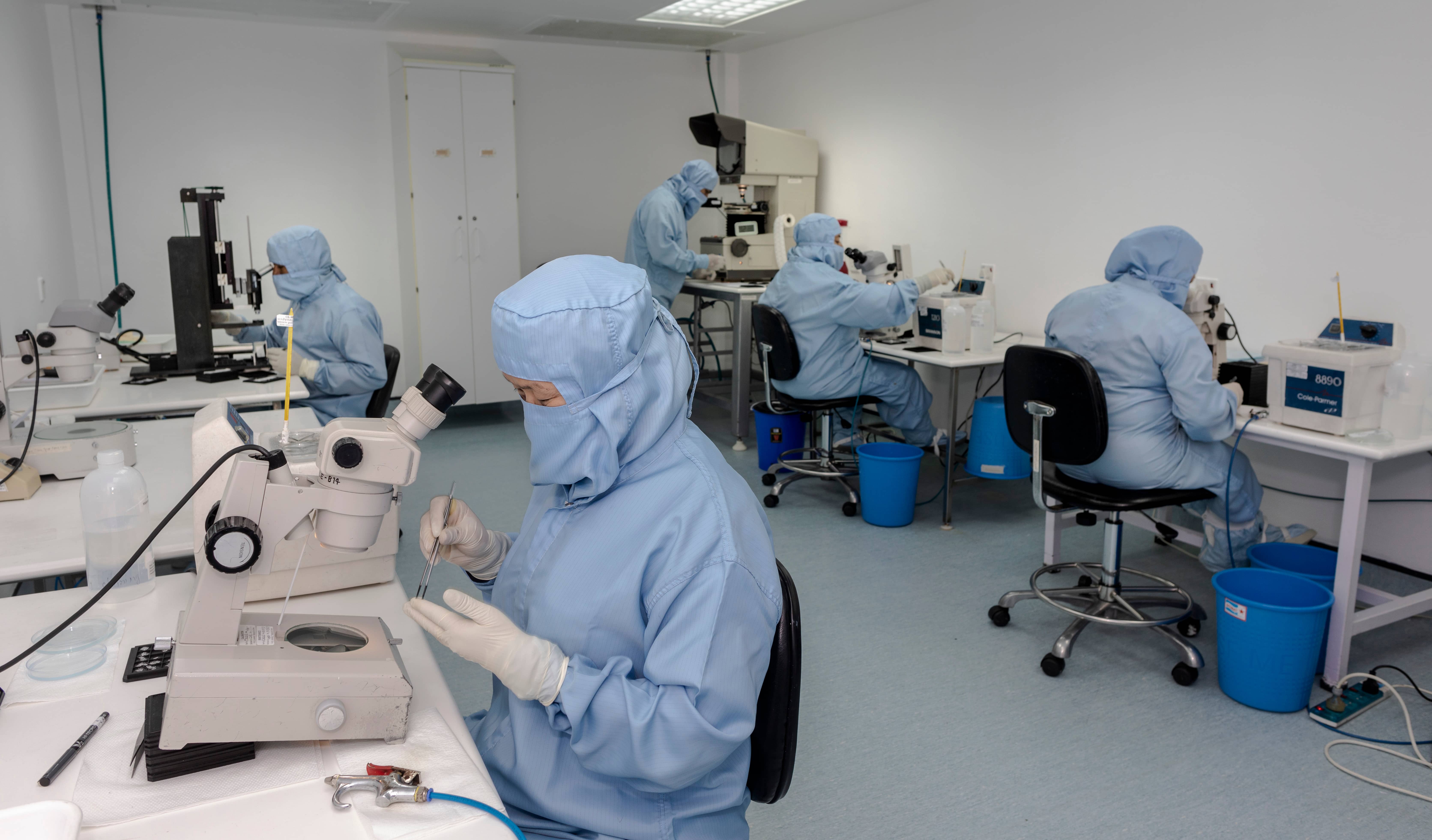 The Fred Hollows Intraocular Lens Laboratory in Kathmandu.