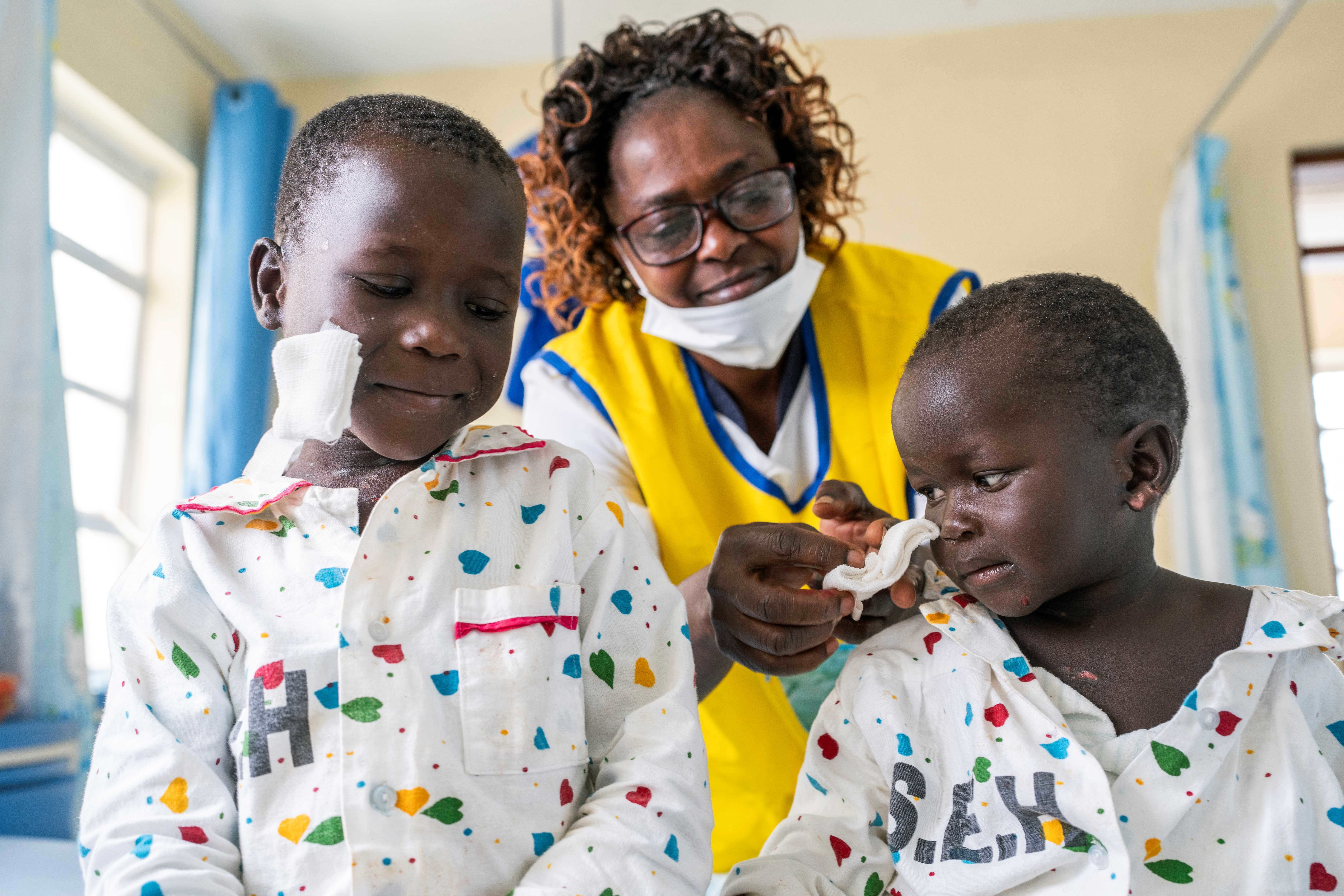 Over 30 years later, The Foundation continues to restore sight in over 25 countries. This photo of Ruth and Vincent is from Siaya, a small village in Kenya. I know Dad would be so proud of how many people we are able to reach, thanks to your support.  