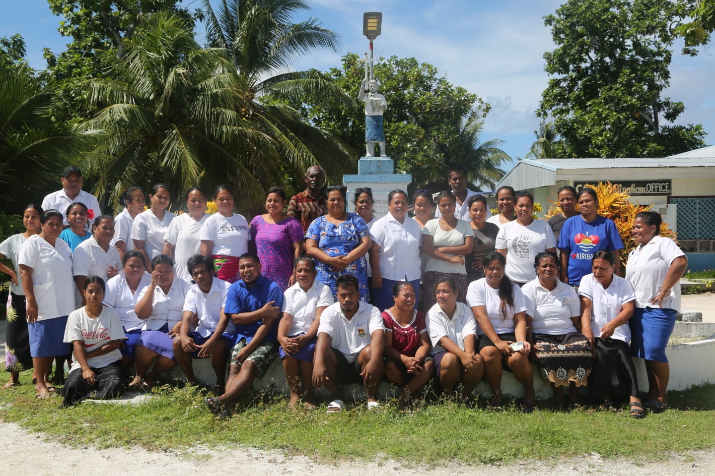 The pacific team in Kriribati