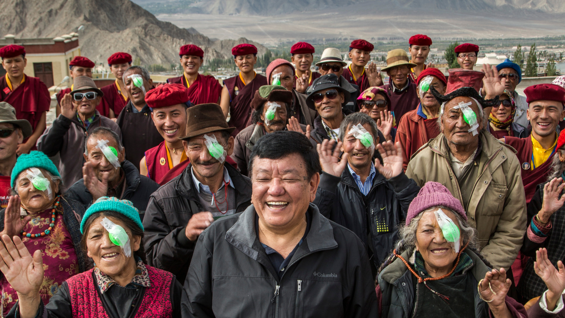 Ladakh eye camp with Dr Ruit